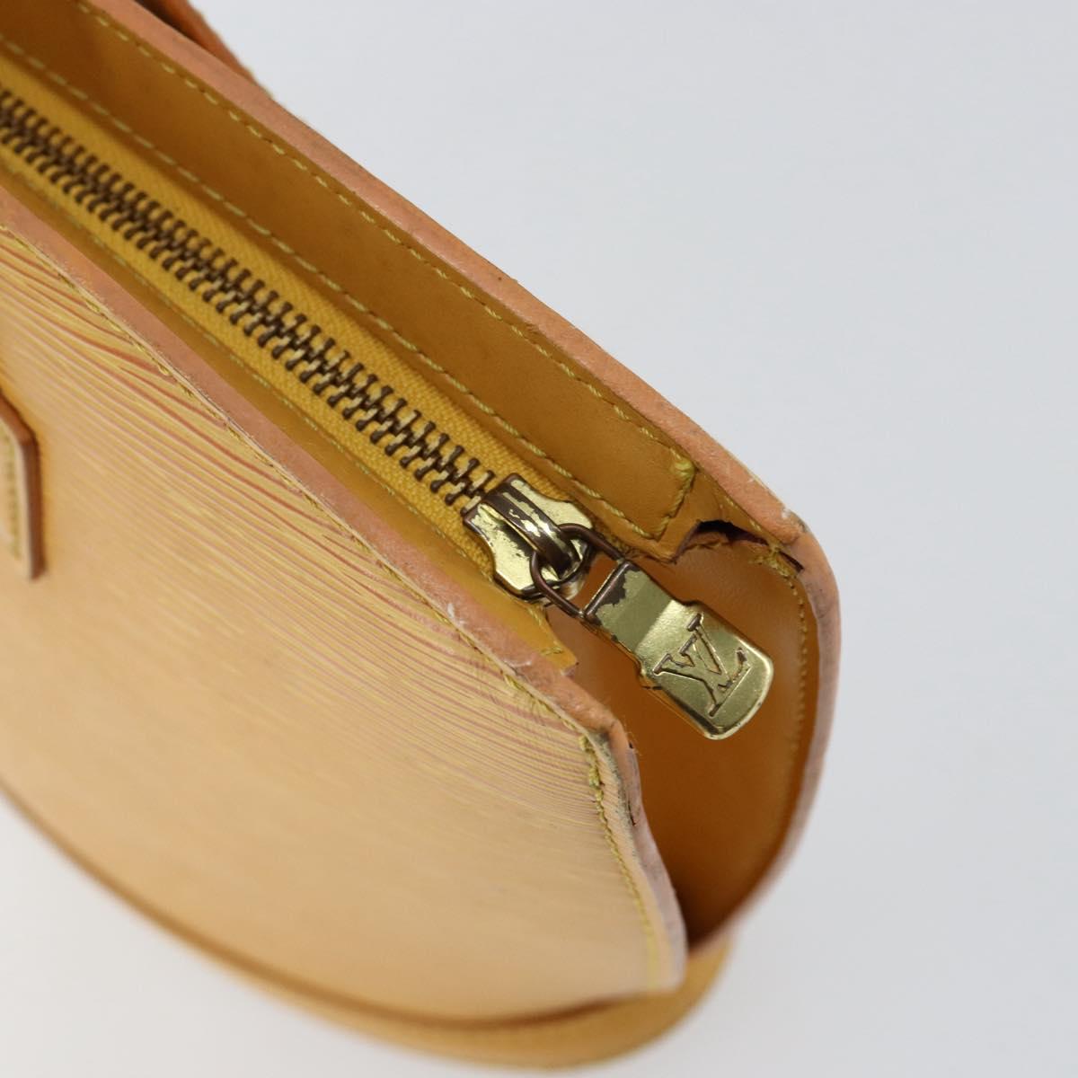 LOUIS VUITTON Epi Saint Jacques Hand Bag Yellow M52279 LV Auth 153084