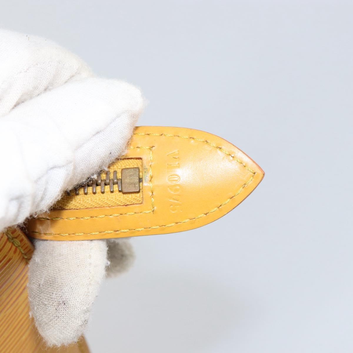 LOUIS VUITTON Epi Saint Jacques Hand Bag Yellow M52279 LV Auth 153084