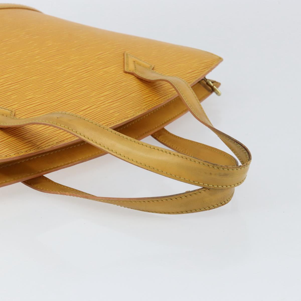 LOUIS VUITTON Epi Saint Jacques Hand Bag Yellow M52279 LV Auth 153084