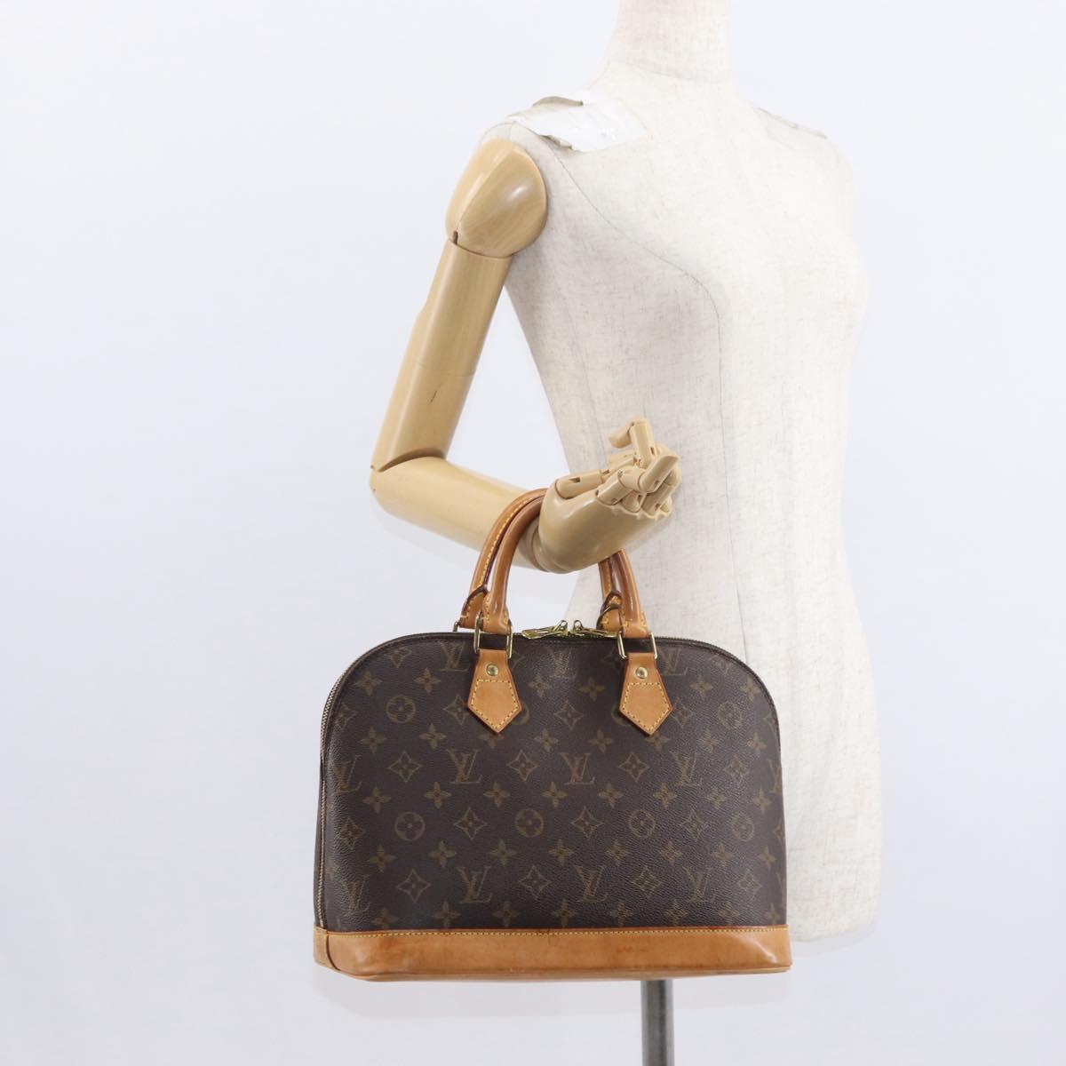 LOUIS VUITTON Monogram Alma Hand Bag M51130 LV Auth 153086