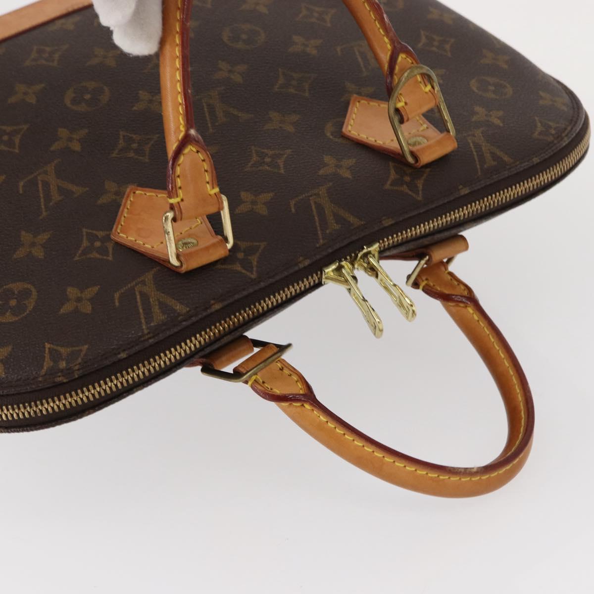 LOUIS VUITTON Monogram Alma Hand Bag M51130 LV Auth 153086