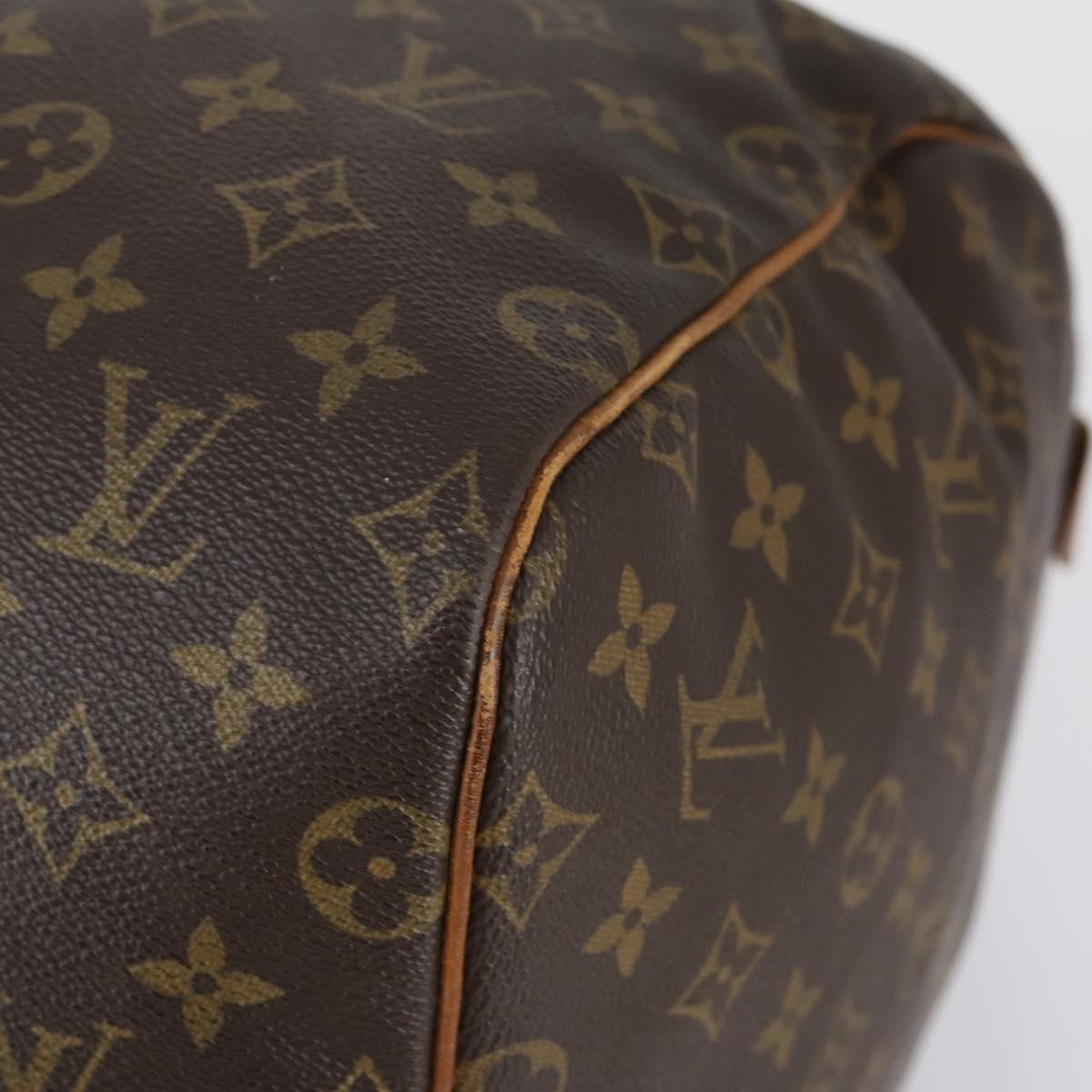 LOUIS VUITTON Monogram Keepall 55 Boston Bag M41424 LV Auth 153089