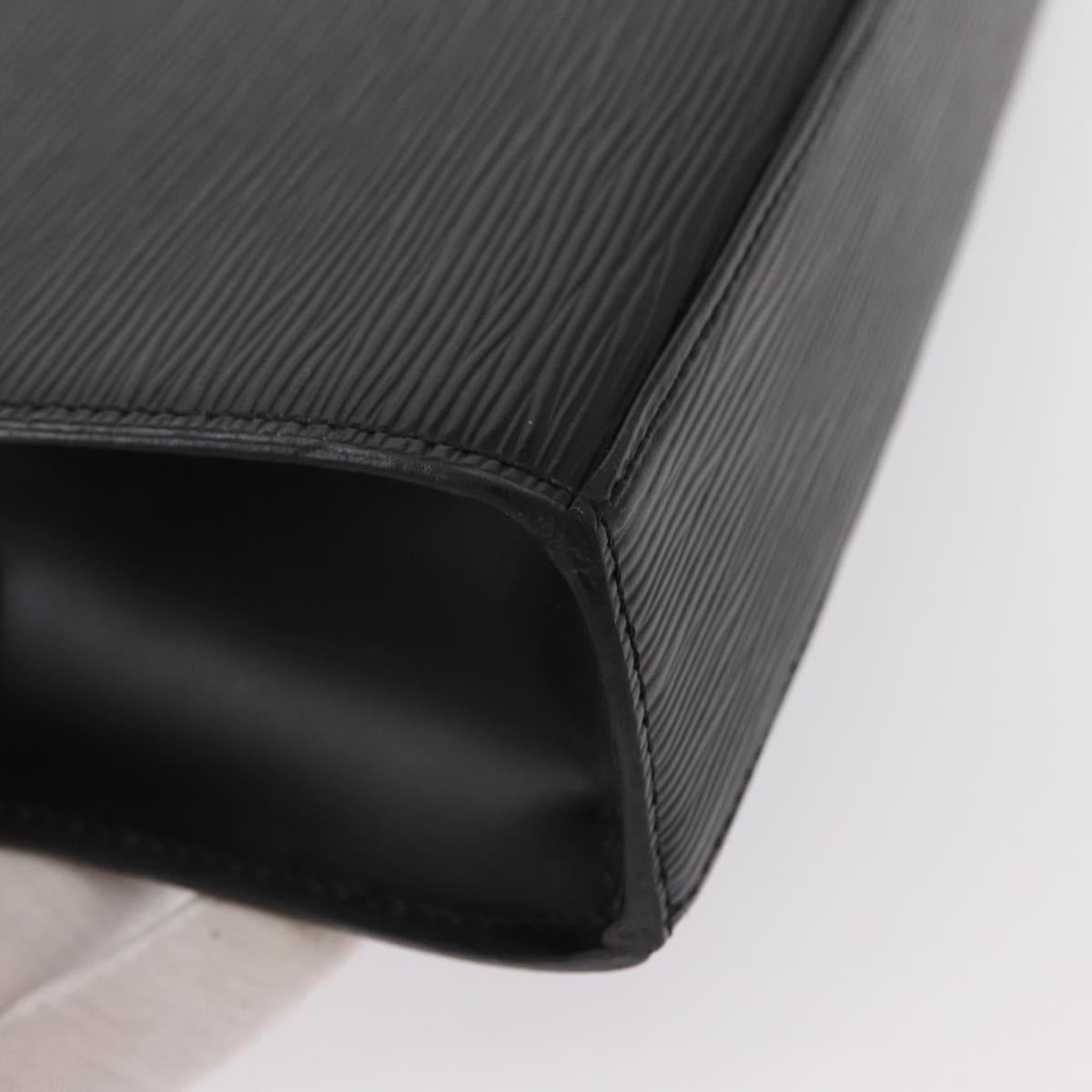 LOUIS VUITTON Epi Malesherbes Hand Bag Black M52372 LV Auth 153094