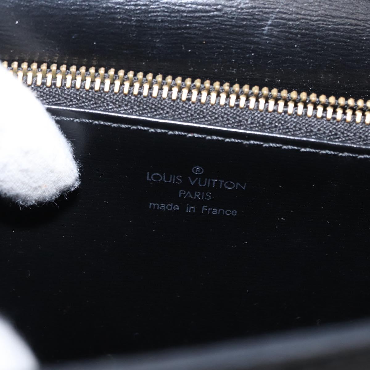 LOUIS VUITTON Epi Malesherbes Hand Bag Black M52372 LV Auth 153094