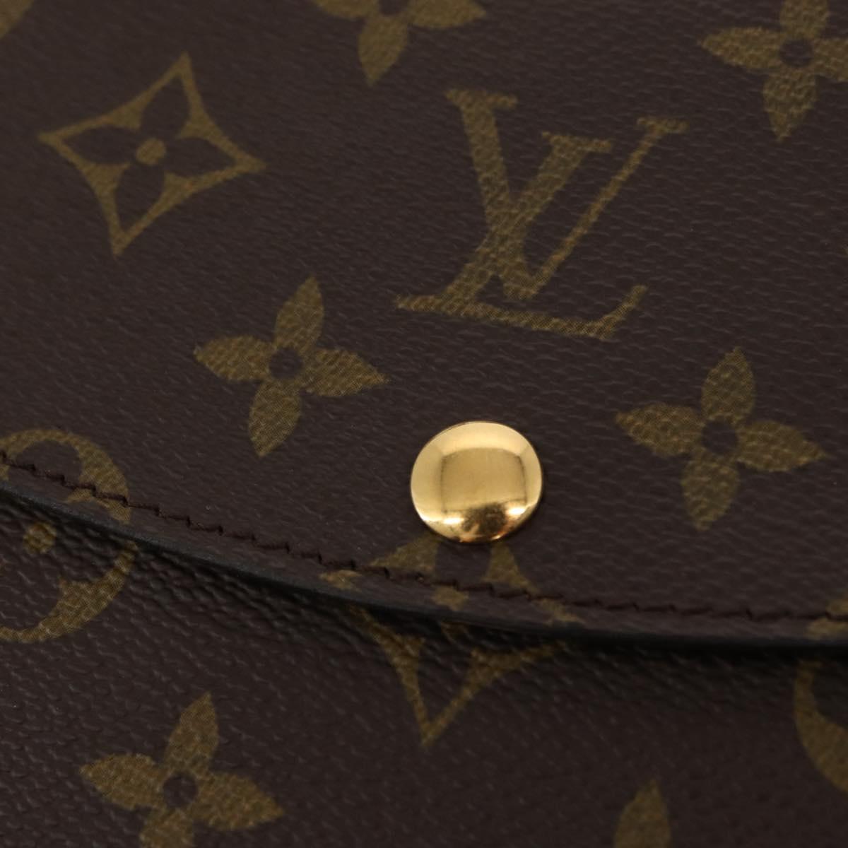 LOUIS VUITTON Monogram Double Rabat Shoulder Bag M51815 LV Auth 153097