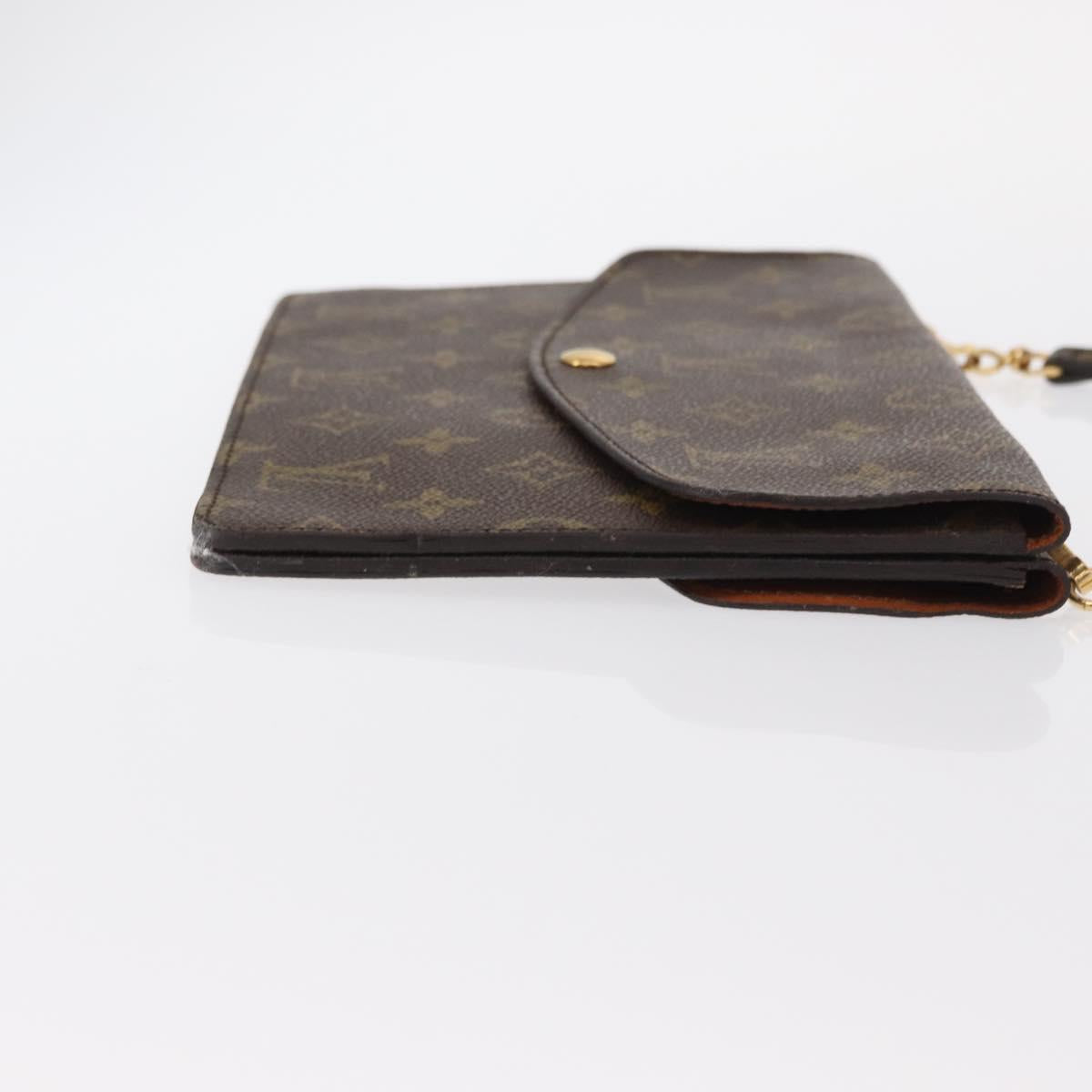 LOUIS VUITTON Monogram Double Rabat Shoulder Bag M51815 LV Auth 153097