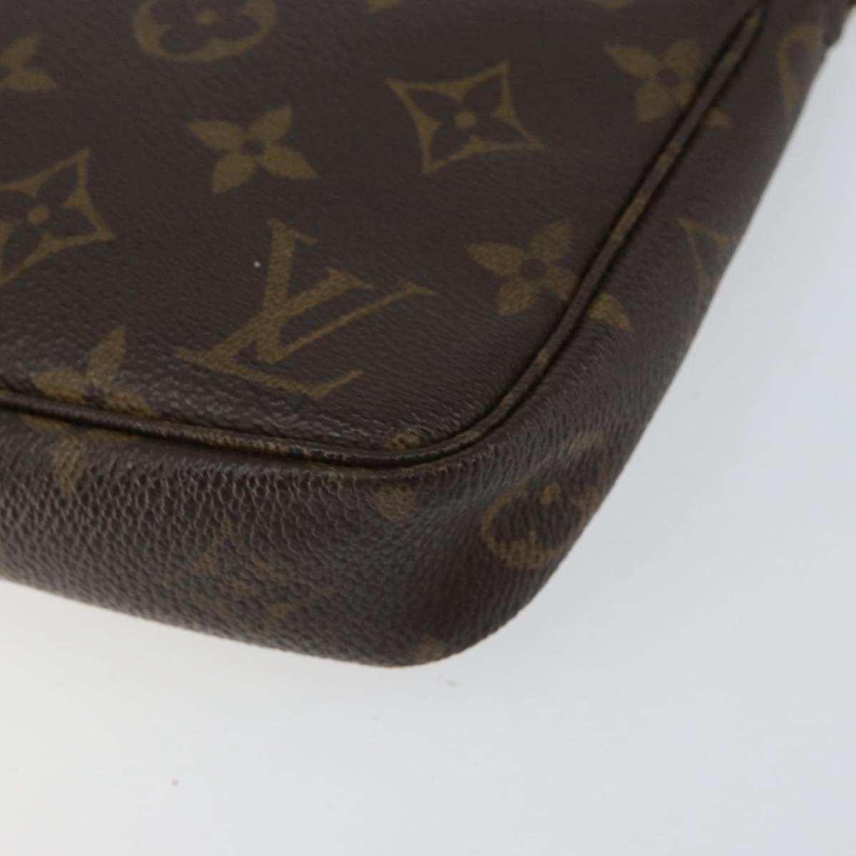 LOUIS VUITTON Monogram Pochette Accessoires Pouch M51980 LV Auth 153103