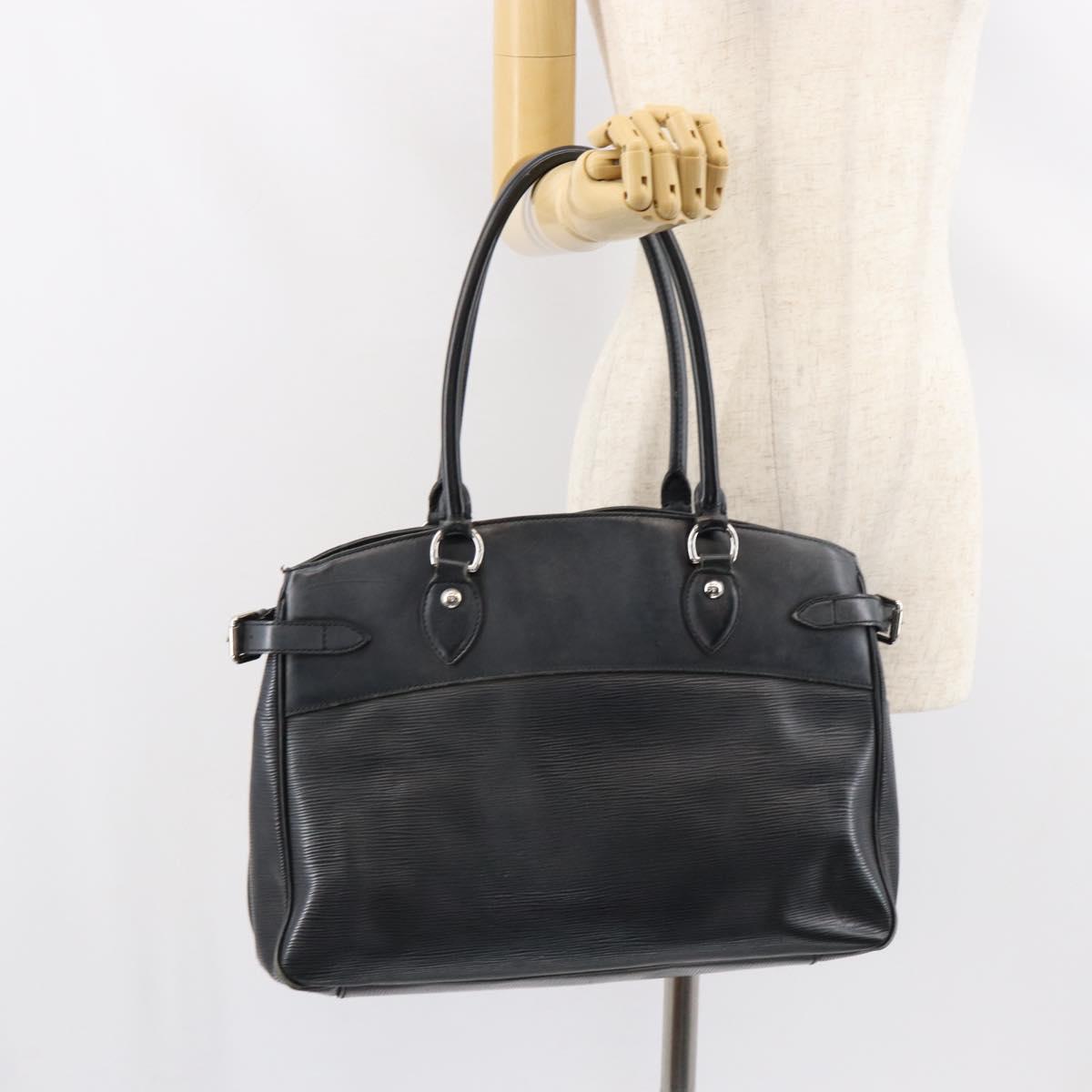 LOUIS VUITTON Epi Passy GM Hand Bag Black M59252 LV Auth 153131
