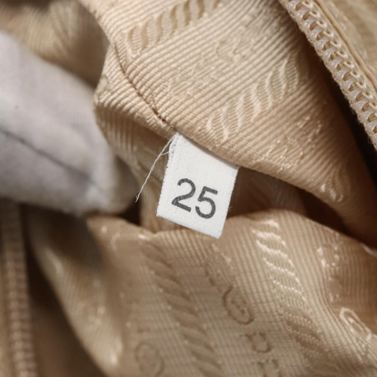 PRADA Tote Bag Nylon Green Silver Auth 153132