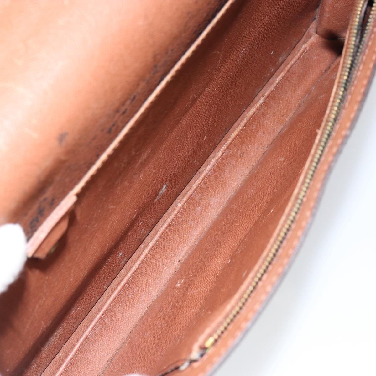 LOUIS VUITTON Monogram Porte Documents Bandouliere Bag M53338 LV Auth 153138