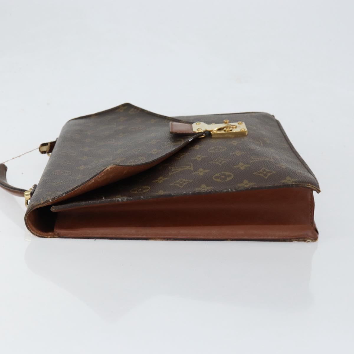 LOUIS VUITTON Monogram Porte Documents Bandouliere Bag M53338 LV Auth 153138