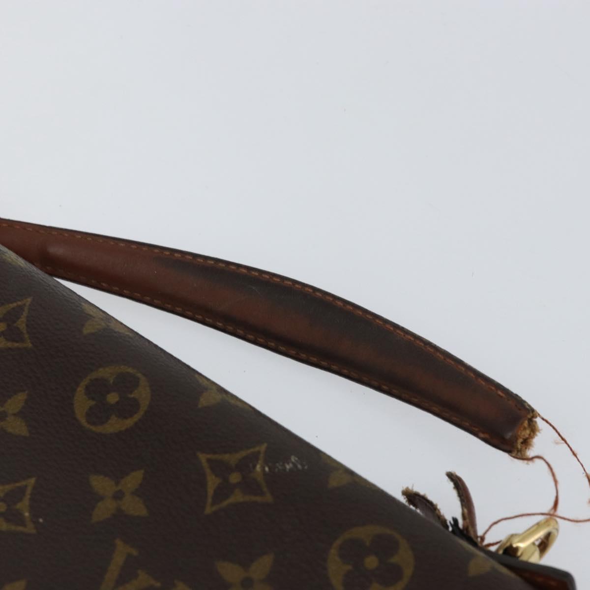 LOUIS VUITTON Monogram Porte Documents Bandouliere Bag M53338 LV Auth 153138