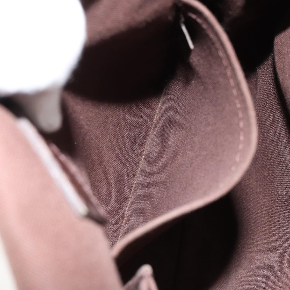 LOUIS VUITTON Damier Ebene Brooklyn PM Shoulder Bag N51210 LV Auth 153139