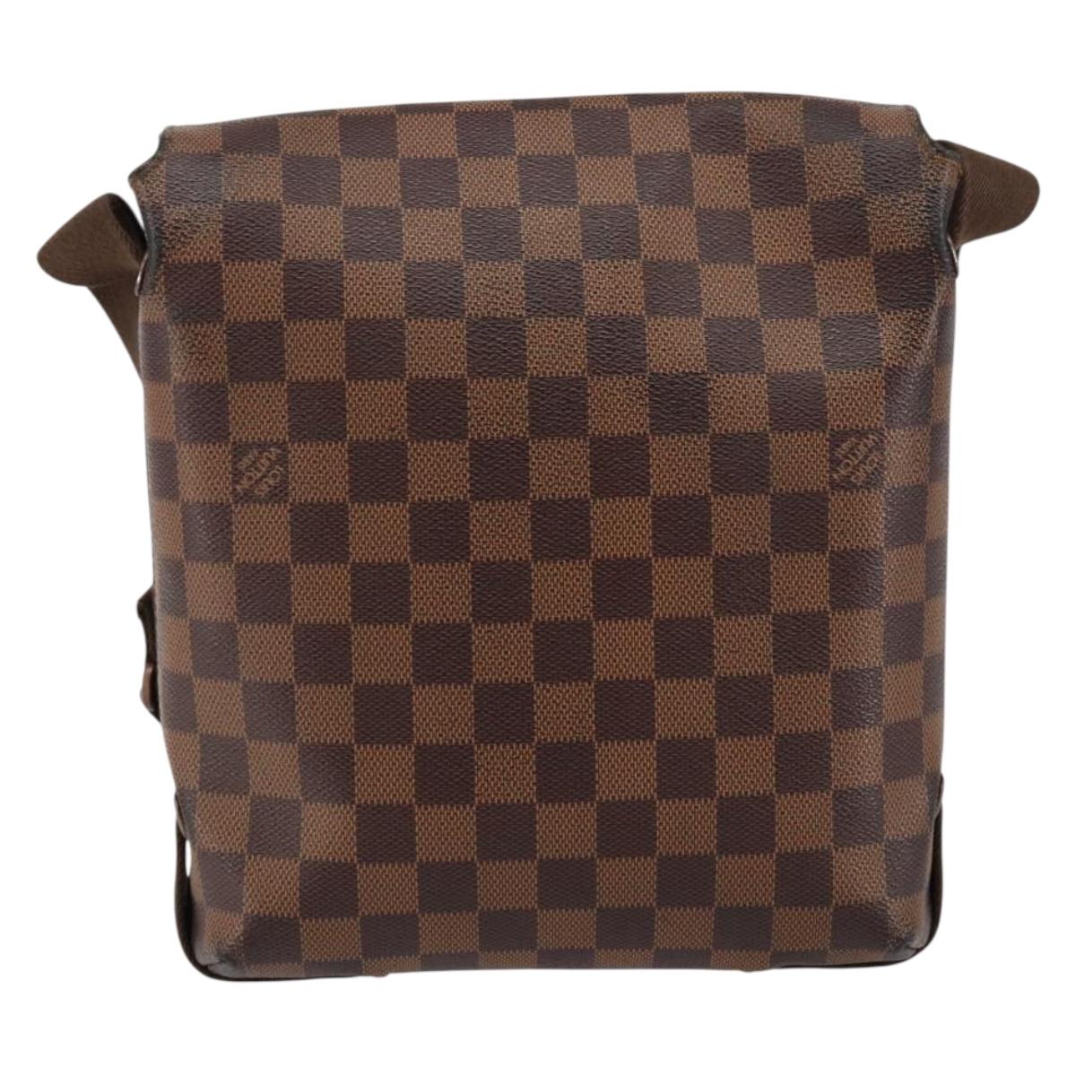 LOUIS VUITTON Damier Ebene Brooklyn PM Shoulder Bag N51210 LV Auth 153139