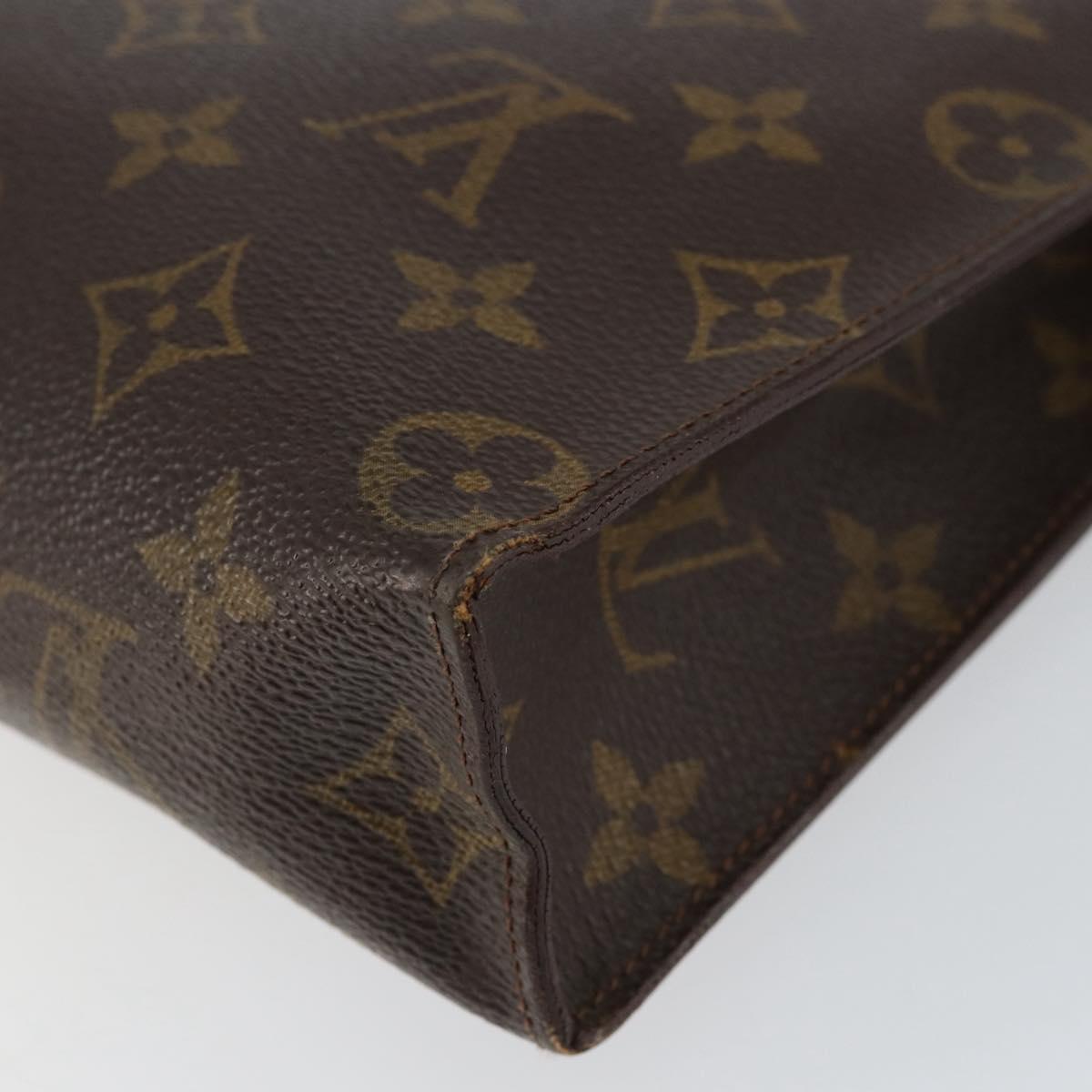 LOUIS VUITTON Monogram Poche Toilette 26 Pouch M47542 LV Auth 153144