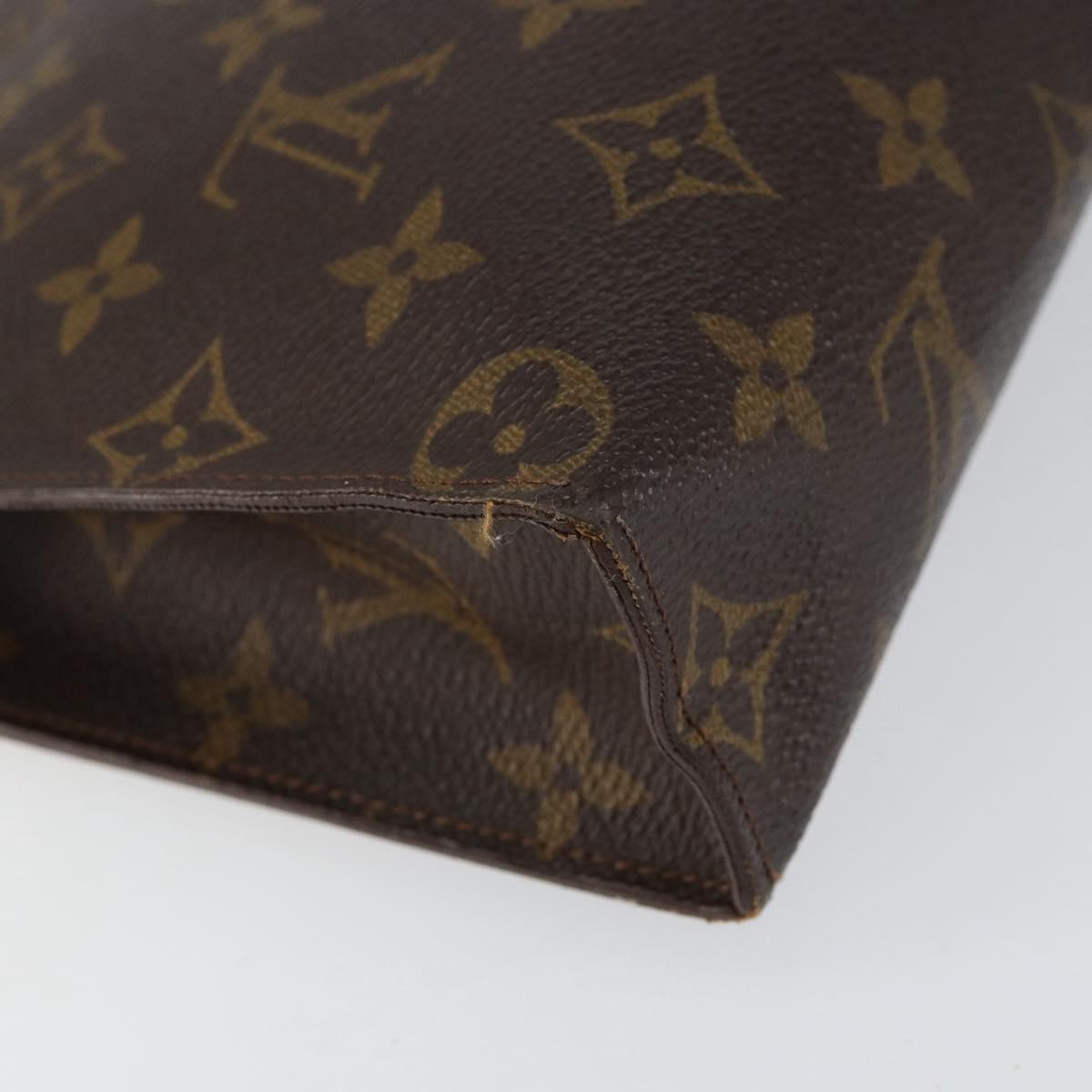 LOUIS VUITTON Monogram Poche Toilette 26 Pouch M47542 LV Auth 153144