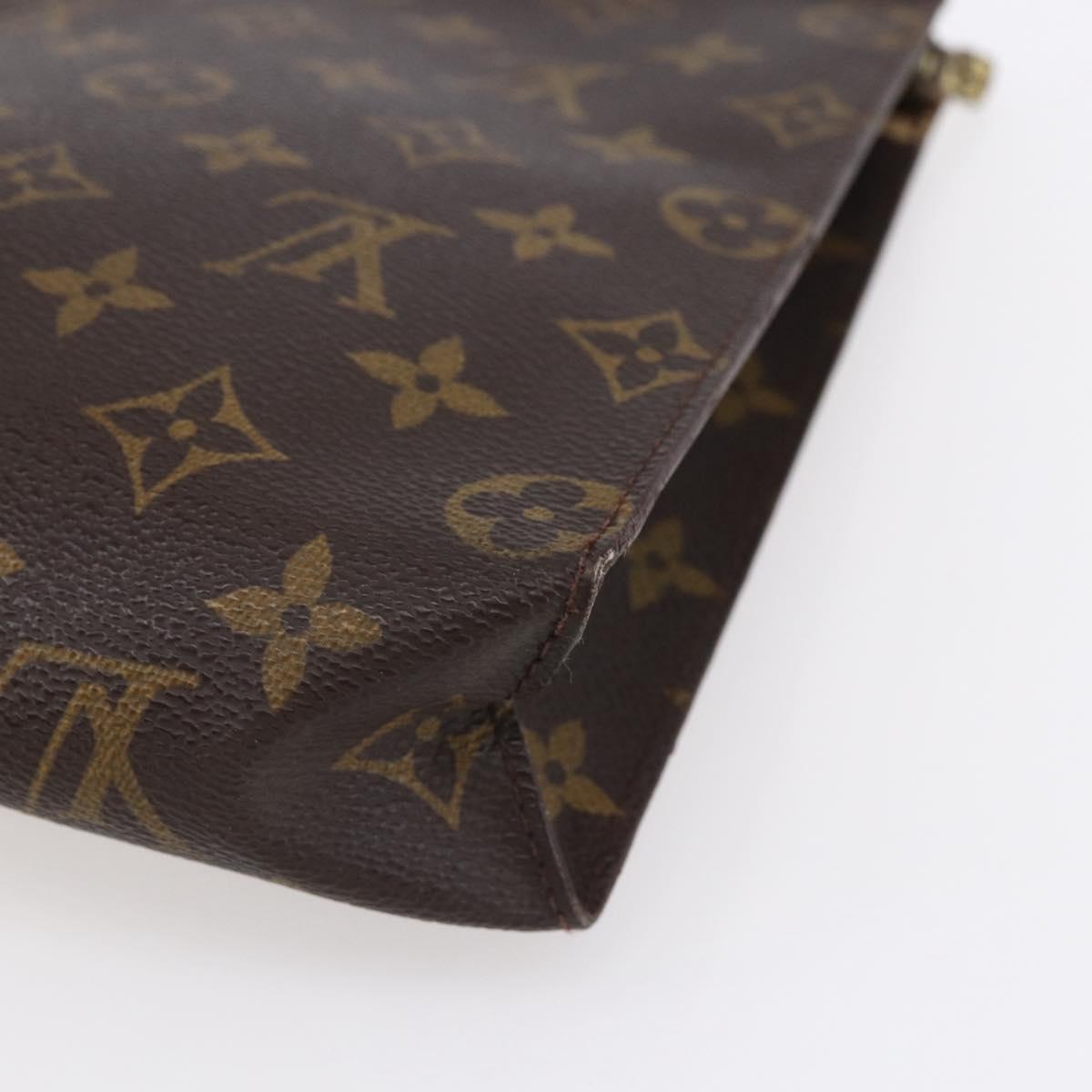 LOUIS VUITTON Monogram Poche Toilette 26 Pouch M47542 LV Auth 153145