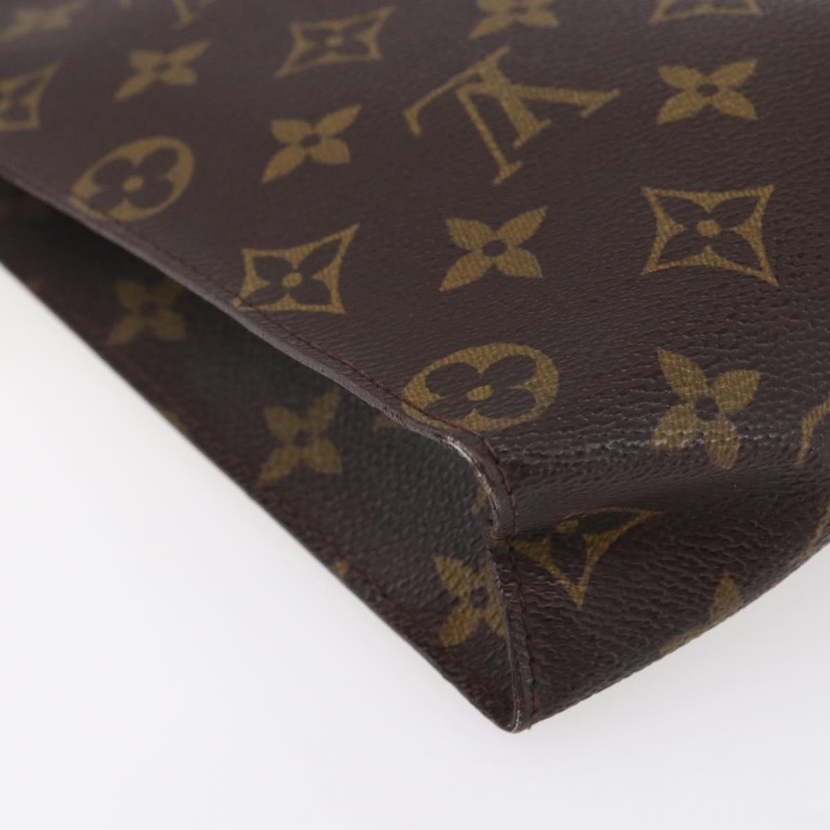 LOUIS VUITTON Monogram Poche Toilette 26 Pouch M47542 LV Auth 153145