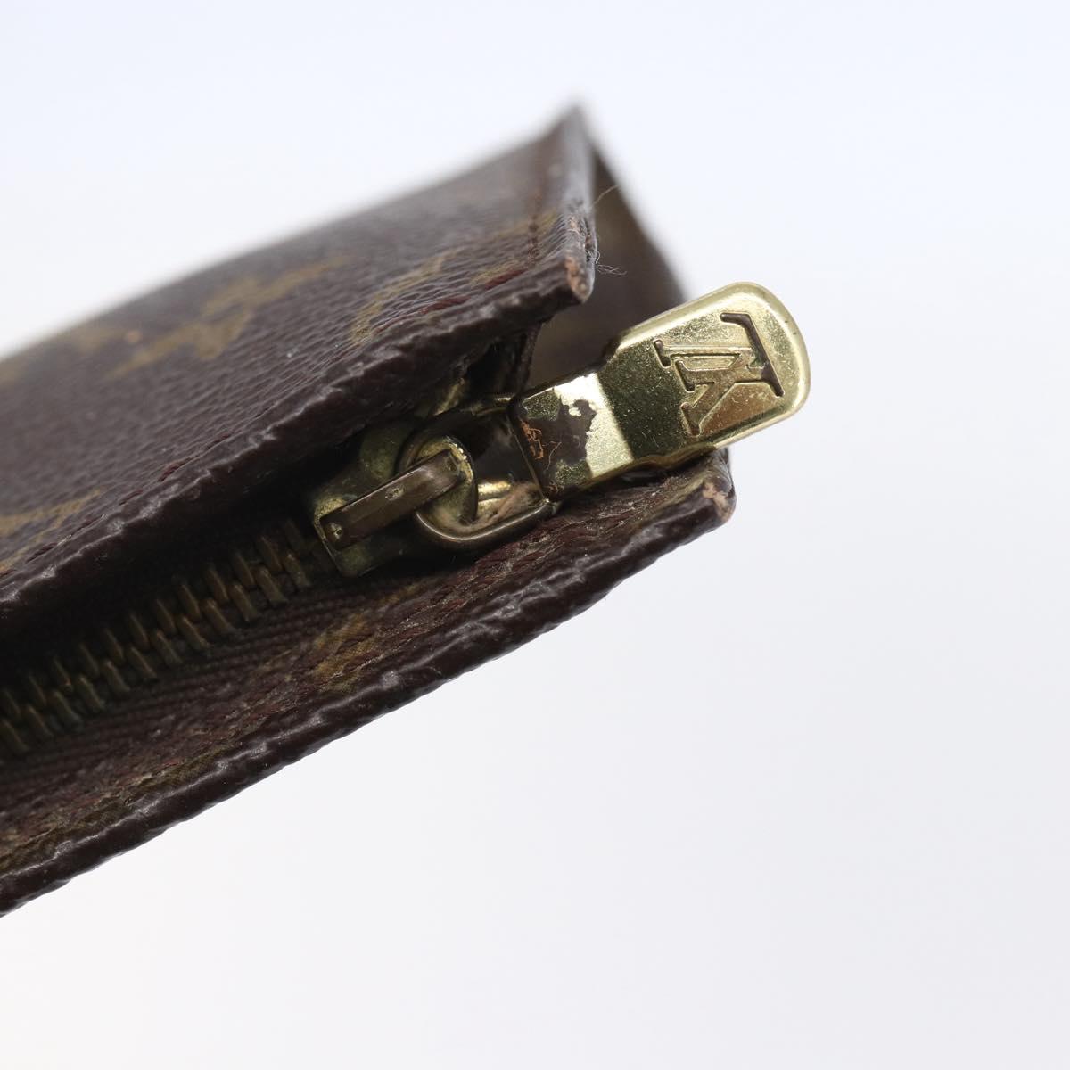 LOUIS VUITTON Monogram Bucket PM Accessory Pouch LV Auth 153147