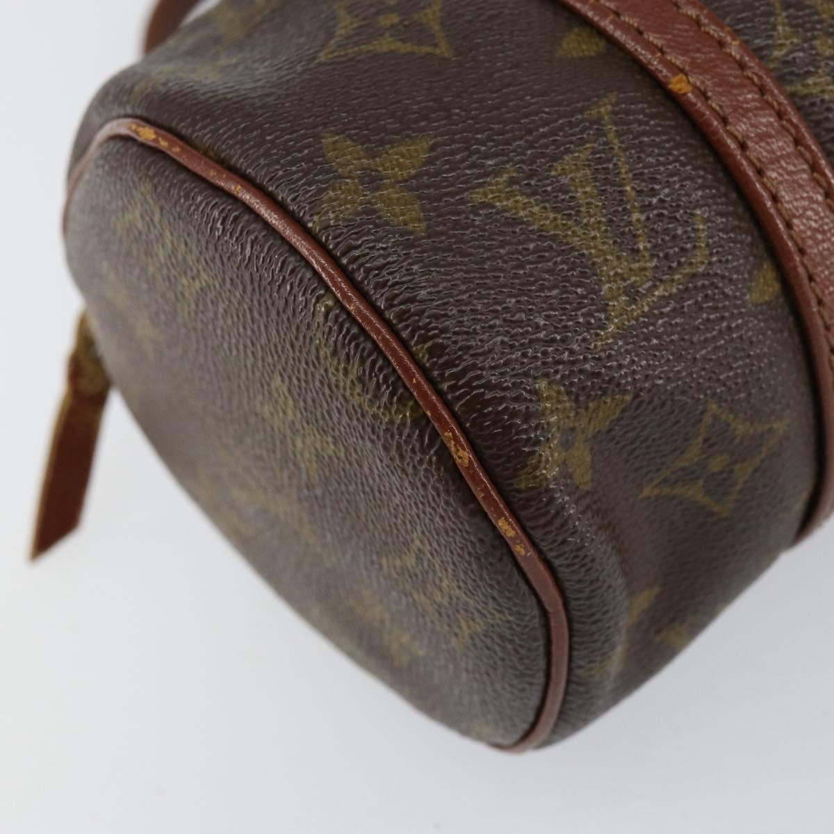 LOUIS VUITTON Monogram Papillon 22 Hand Bag M51367 LV Auth 153148