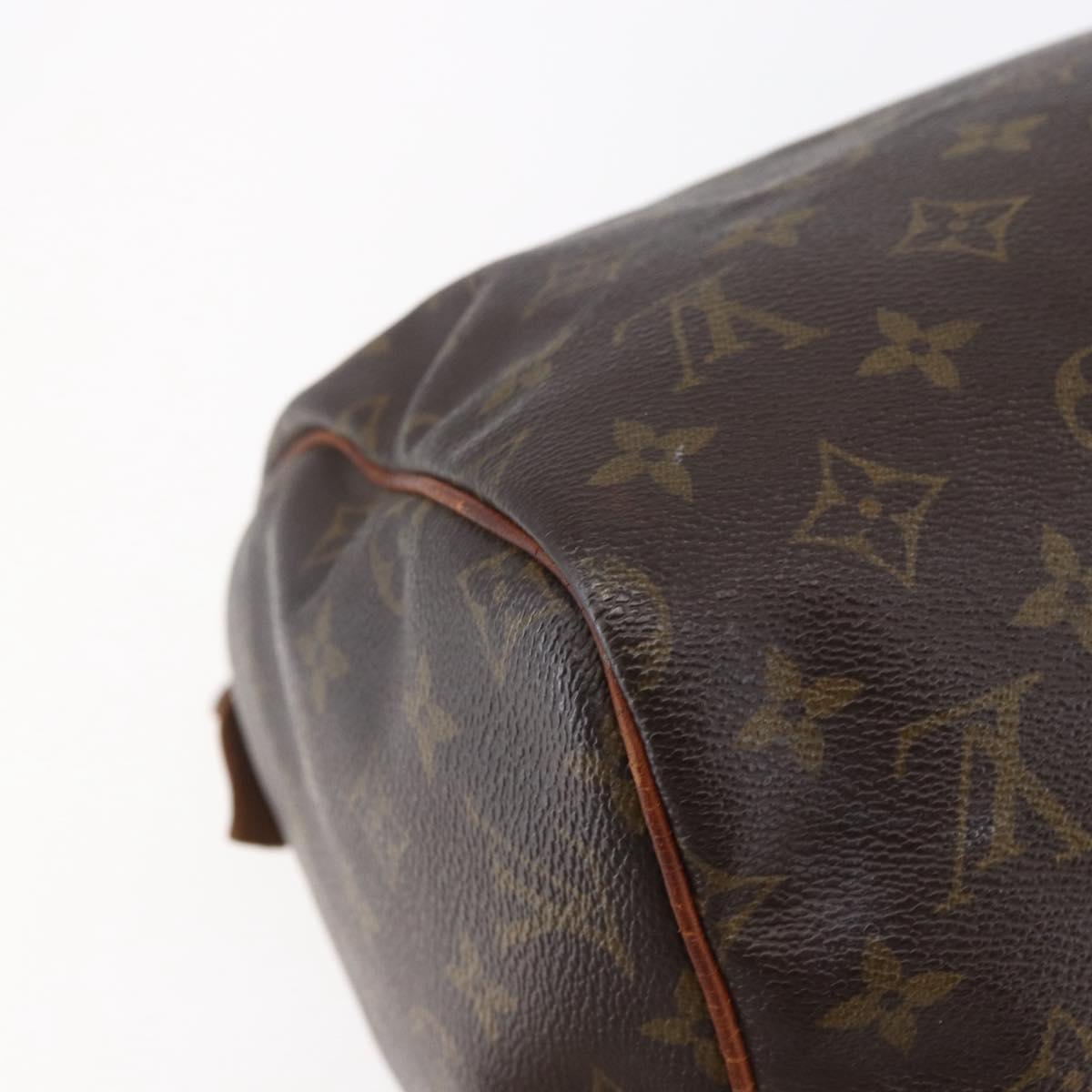 LOUIS VUITTON Monogram Speedy 30 Hand Bag M41526 LV Auth 153156