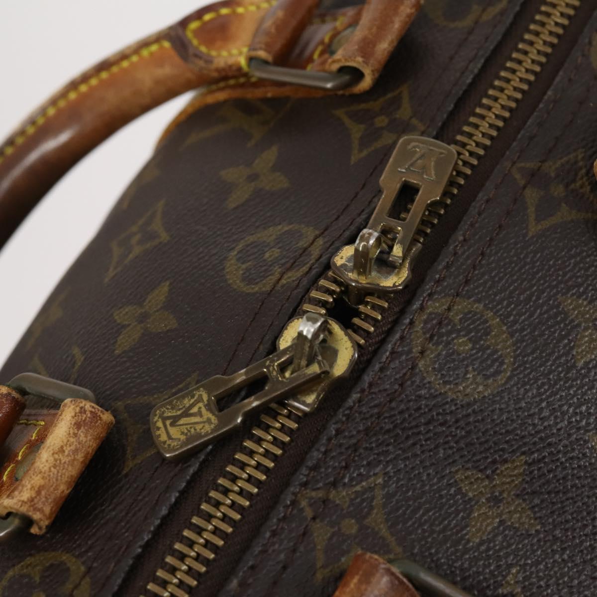 LOUIS VUITTON Monogram Keepall Bandouliere 45 Boston Bag M41418 LV Auth 153159