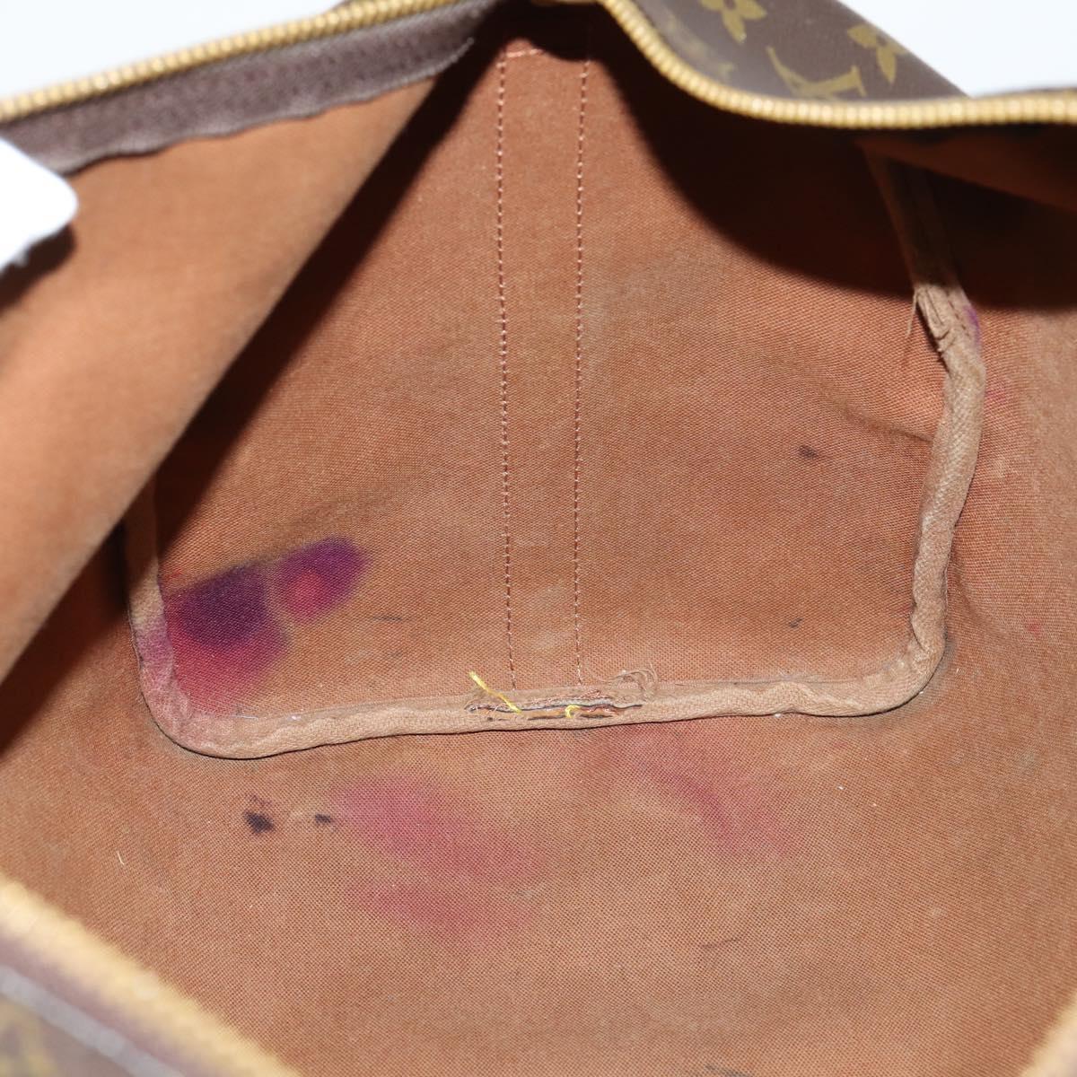 LOUIS VUITTON Monogram Keepall Bandouliere 45 Boston Bag M41418 LV Auth 153159
