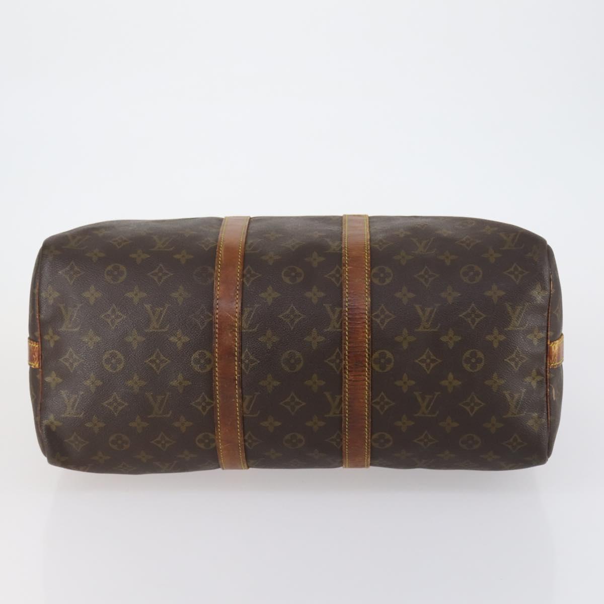 LOUIS VUITTON Monogram Keepall Bandouliere 45 Boston Bag M41418 LV Auth 153159