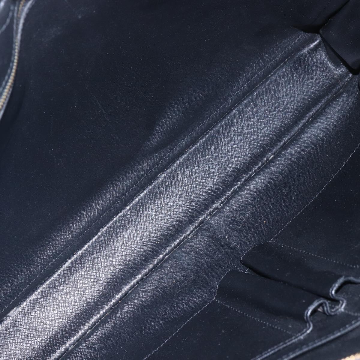 LOUIS VUITTON Epi Porte Documents Voyage Business Bag Blue M54475 Auth 153164