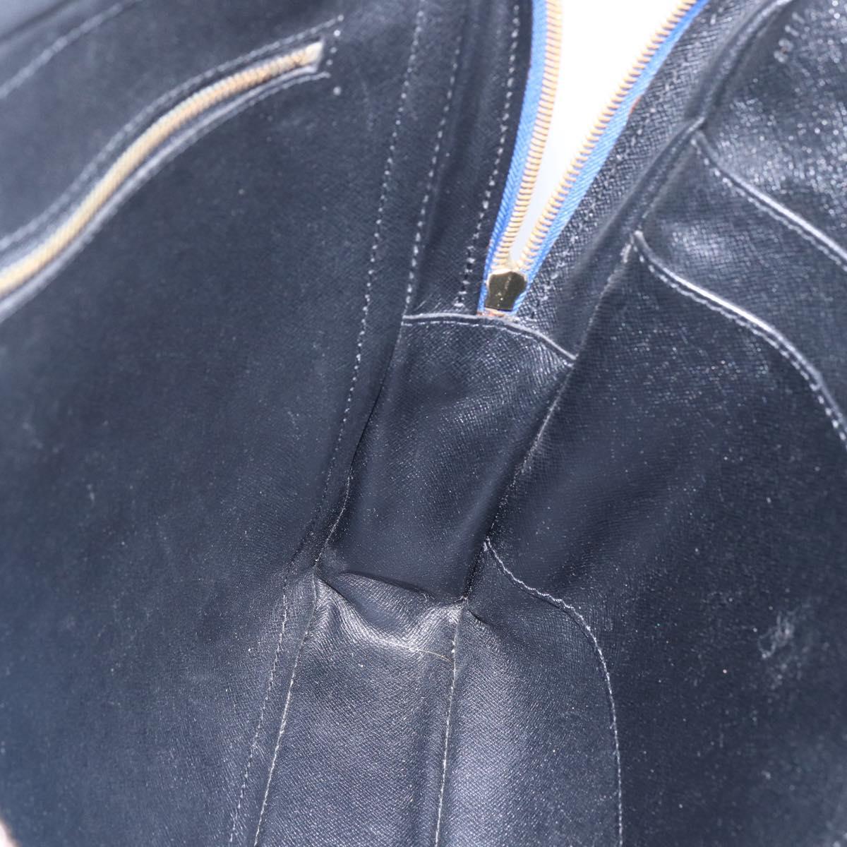 LOUIS VUITTON Epi Porte Documents Voyage Business Bag Blue M54475 Auth 153164