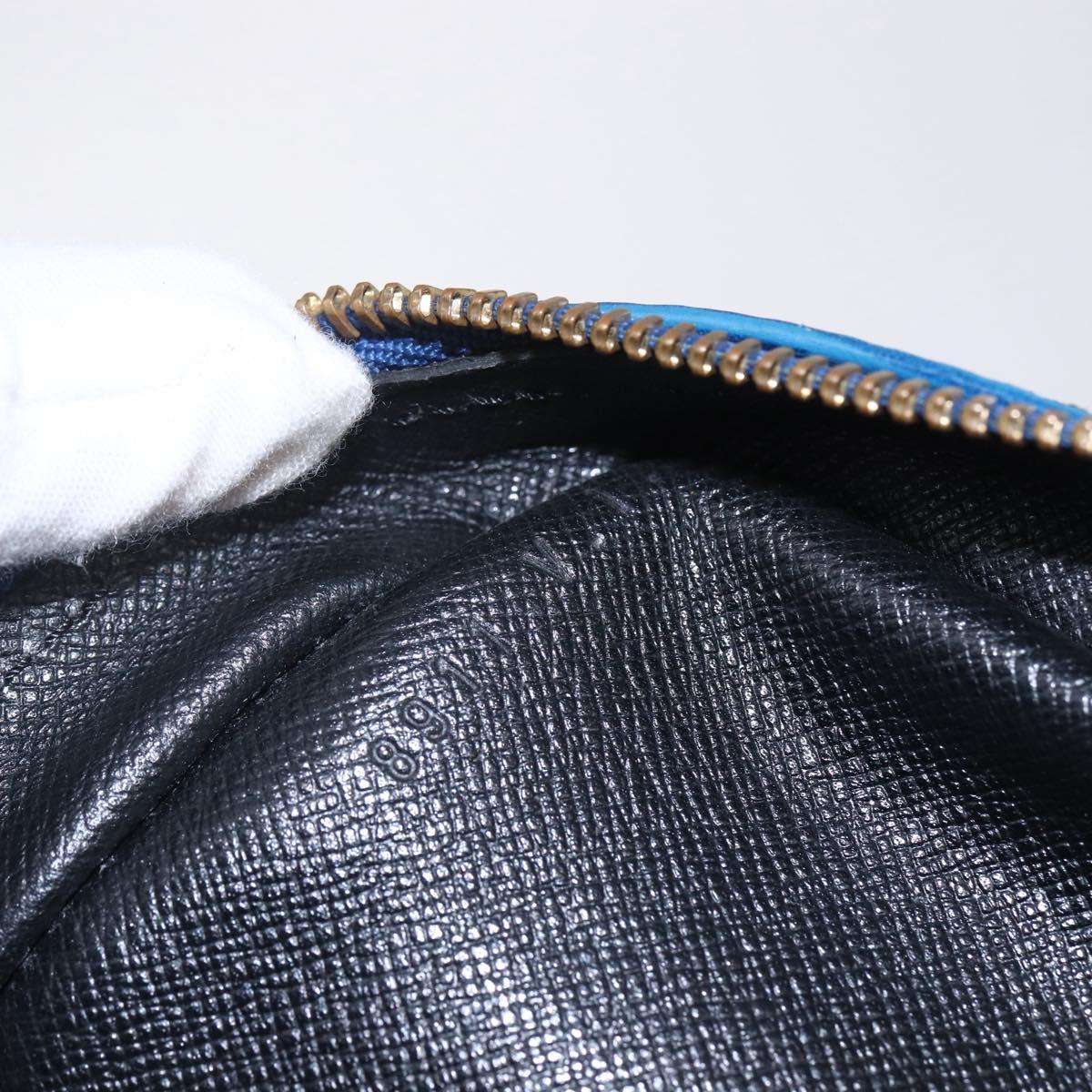 LOUIS VUITTON Epi Porte Documents Voyage Business Bag Blue M54475 Auth 153164