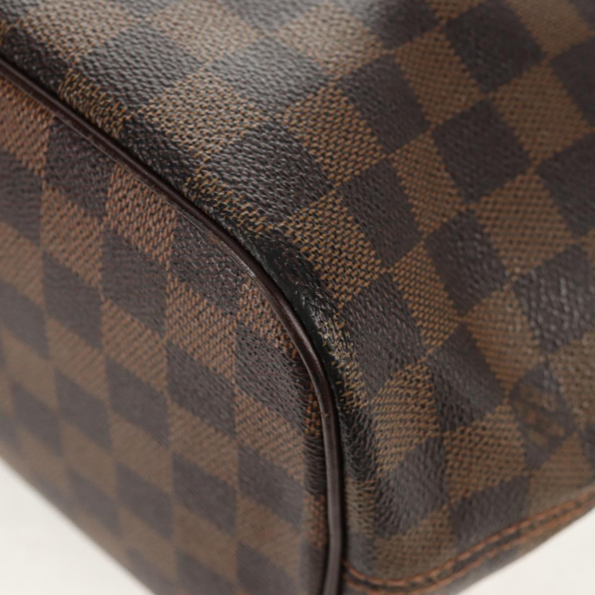 LOUIS VUITTON Damier Ebene Saleya PM Tote Bag N51183 LV Auth 153166V