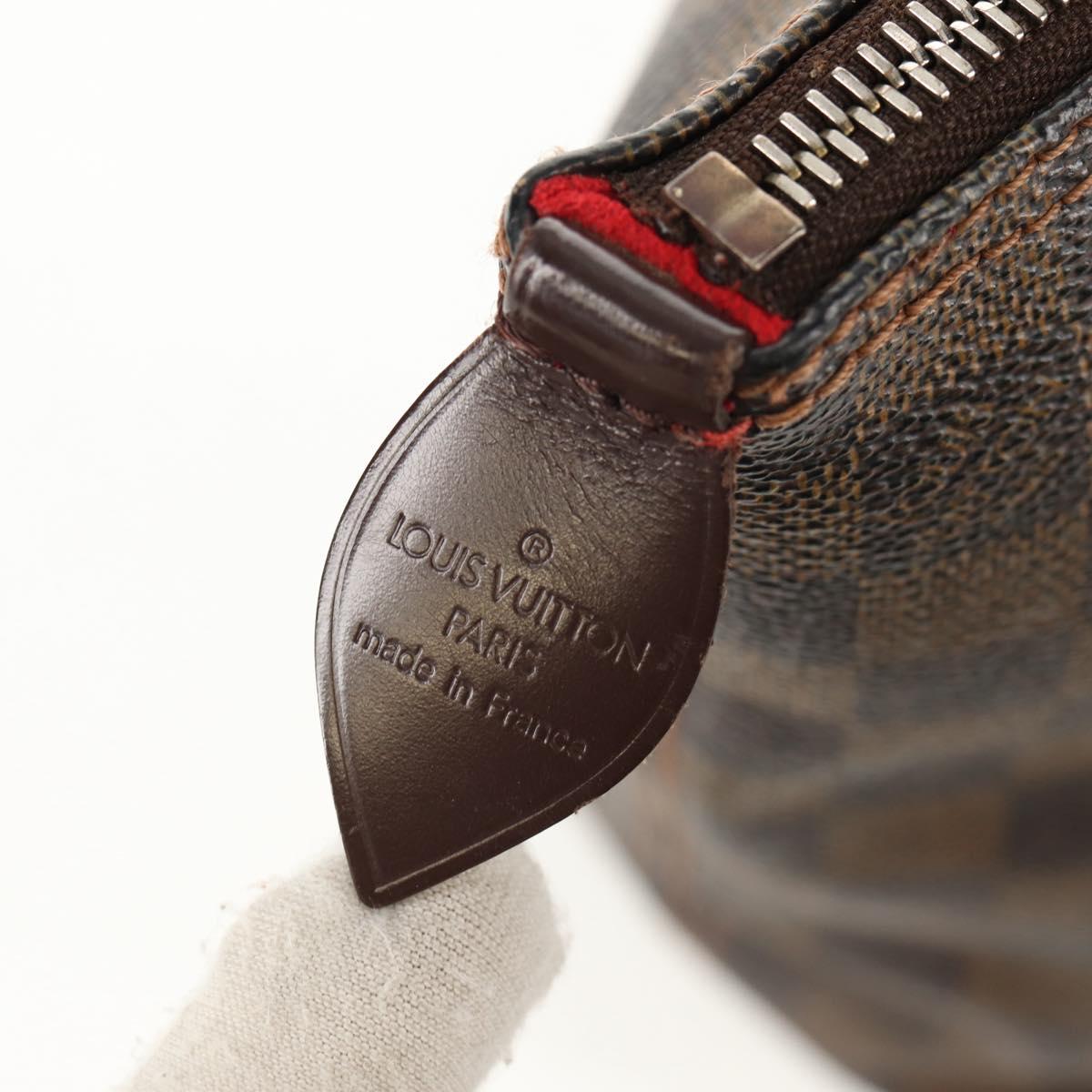 LOUIS VUITTON Damier Ebene Saleya PM Tote Bag N51183 LV Auth 153166V