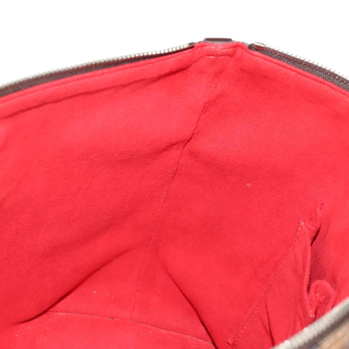 LOUIS VUITTON Damier Ebene Saleya PM Tote Bag N51183 LV Auth 153166V