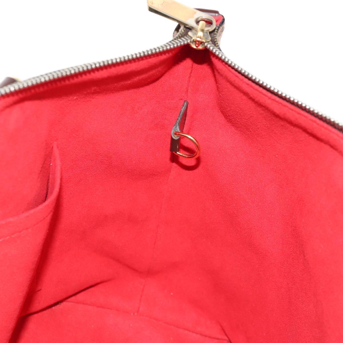 LOUIS VUITTON Damier Ebene Saleya PM Tote Bag N51183 LV Auth 153166V