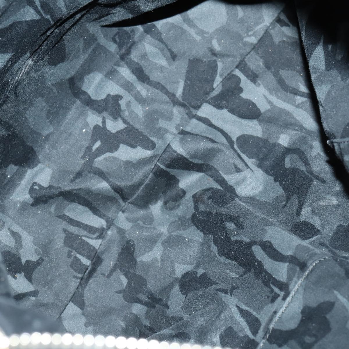 Jimmy Choo Tote Bag Suede 2way Navy Silver Auth 153171