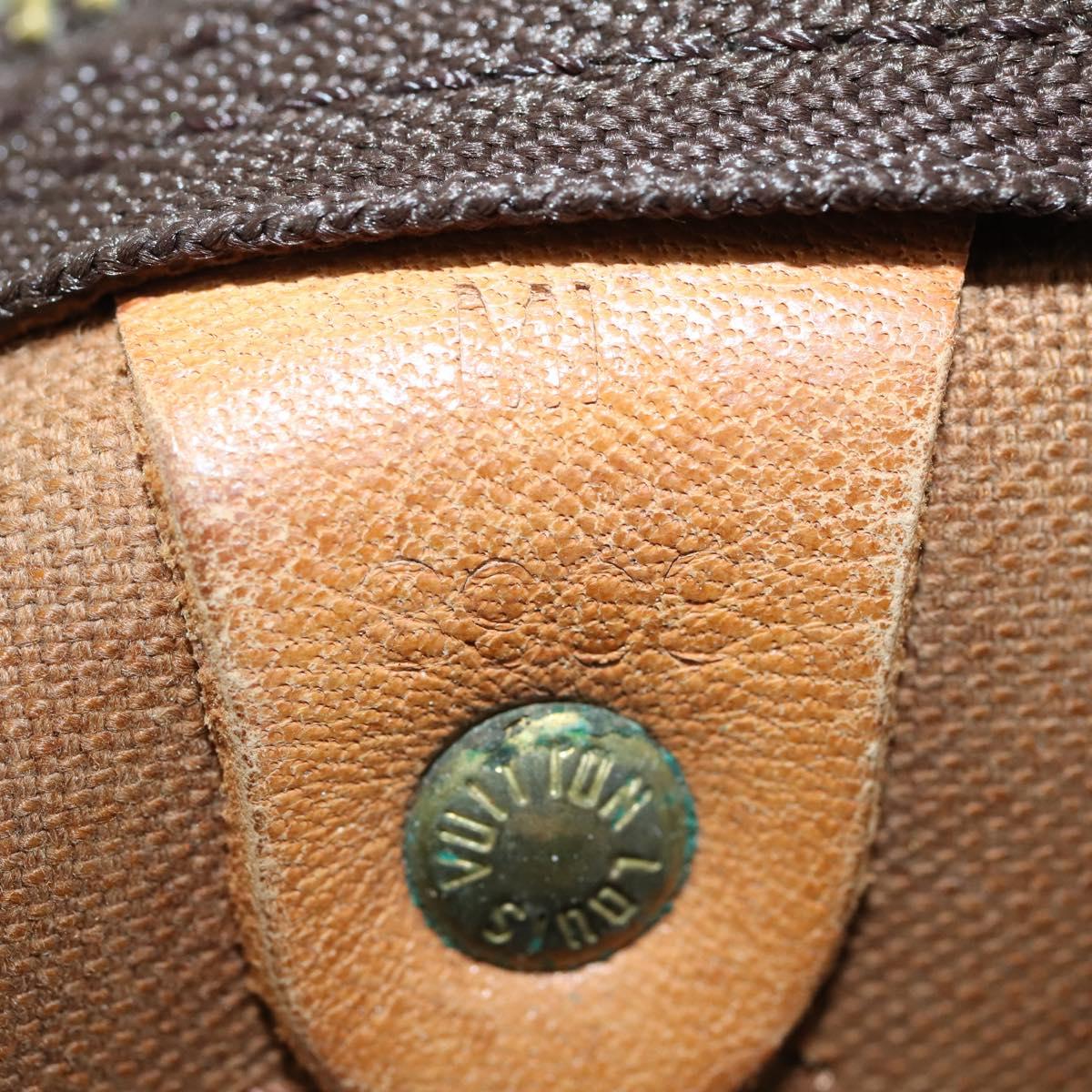 LOUIS VUITTON Monogram Keepall 60 Boston Bag M41422 LV Auth 153184