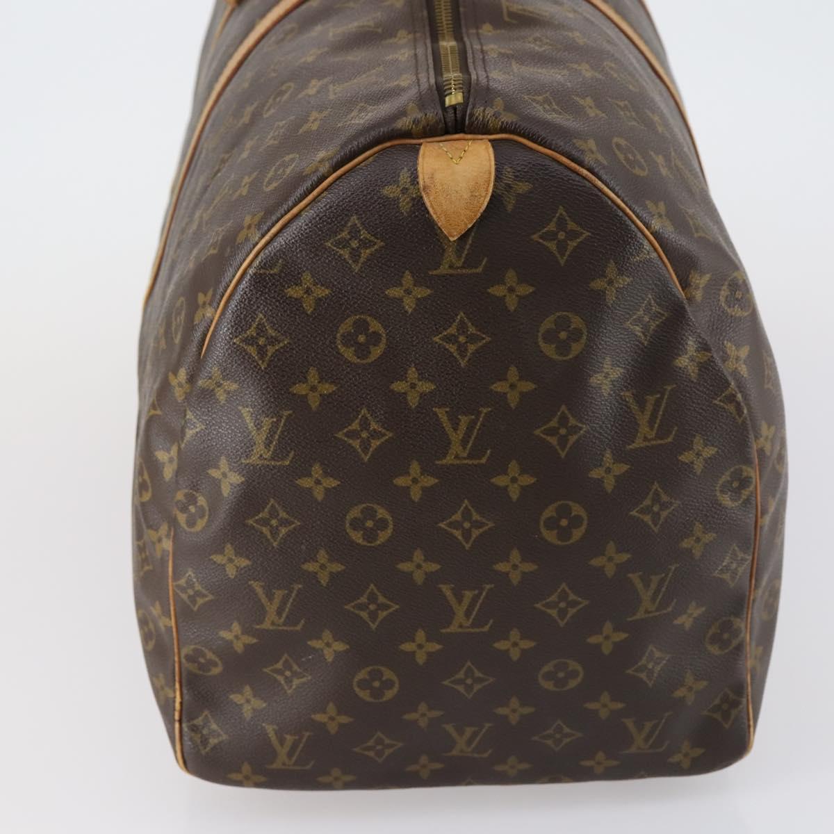 LOUIS VUITTON Monogram Keepall 60 Boston Bag M41422 LV Auth 153184