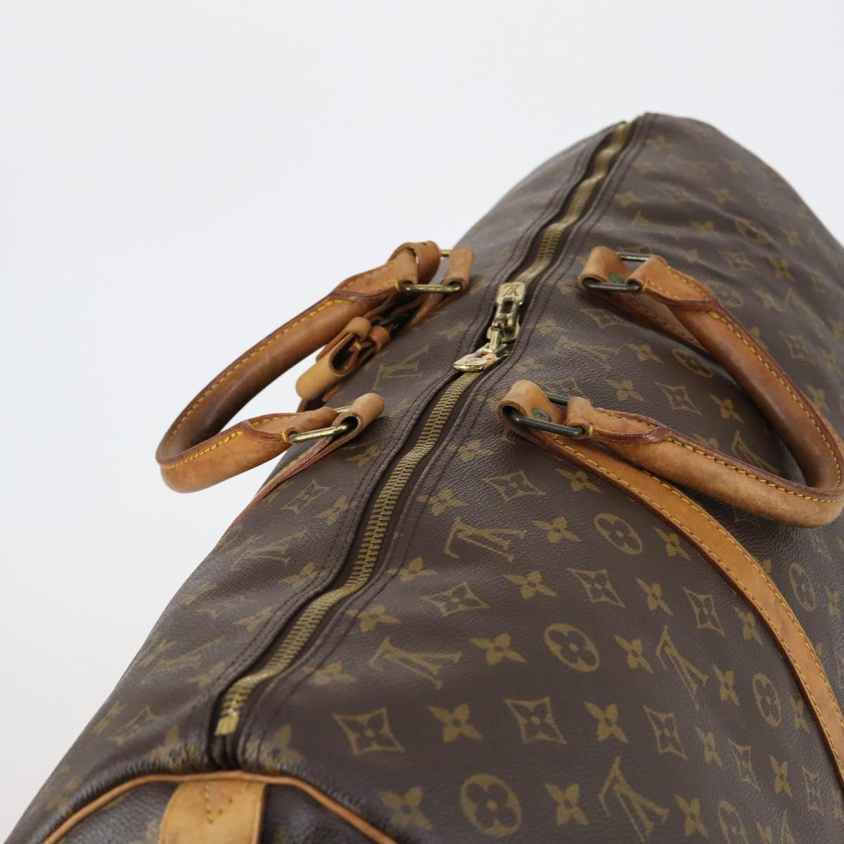 LOUIS VUITTON Monogram Keepall 60 Boston Bag M41422 LV Auth 153184