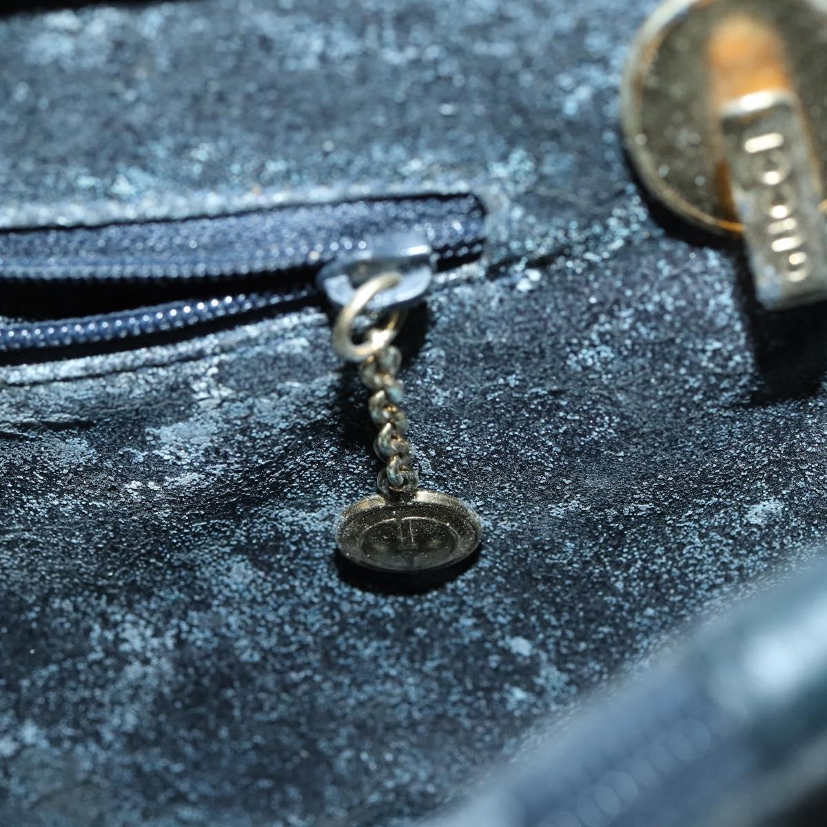 GUCCI Bamboo Tote Bag Leather Black Gold Auth 153189