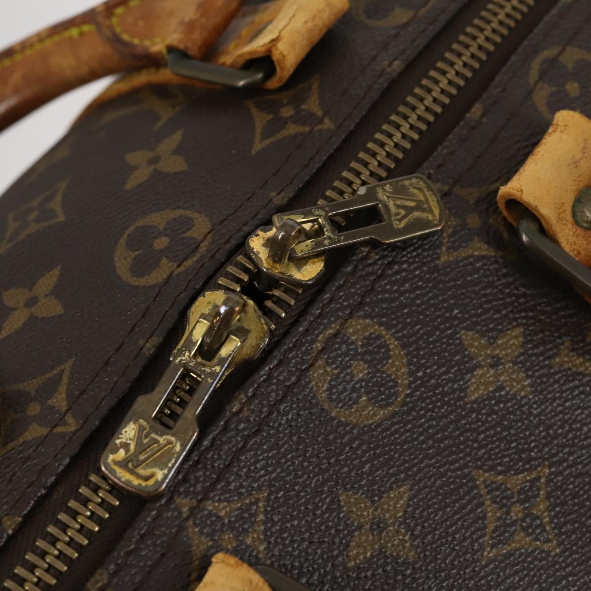 LOUIS VUITTON Monogram Keepall Bandouliere 45 Boston Bag M41418 LV Auth 153191