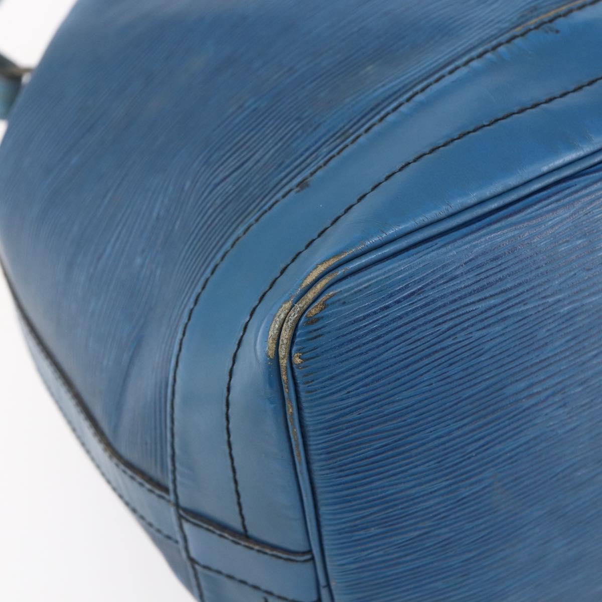 LOUIS VUITTON Epi Noe Shoulder Bag Toledo Blue M44005 LV Auth 153192