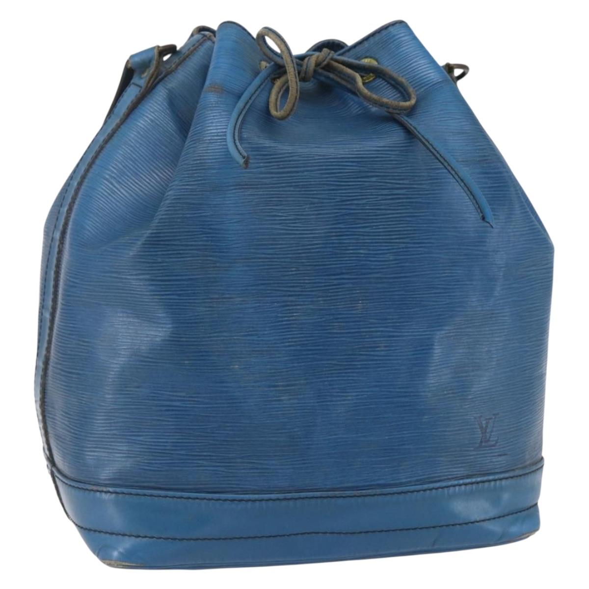 LOUIS VUITTON Epi Noe Shoulder Bag Toledo Blue M44005 LV Auth 153192