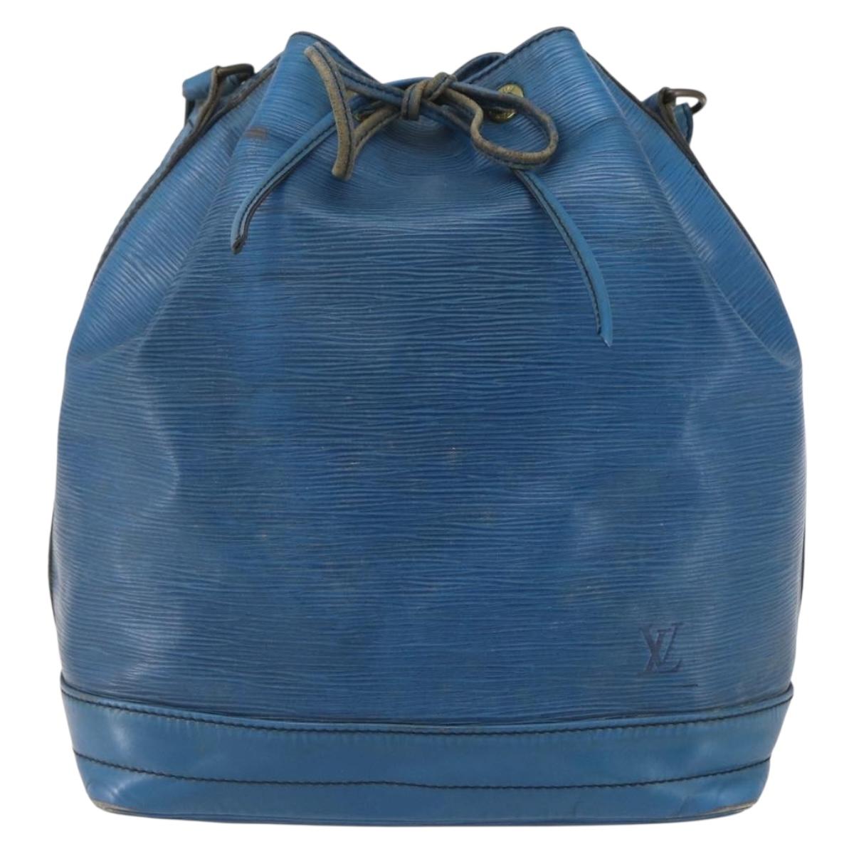 LOUIS VUITTON Epi Noe Shoulder Bag Toledo Blue M44005 LV Auth 153192