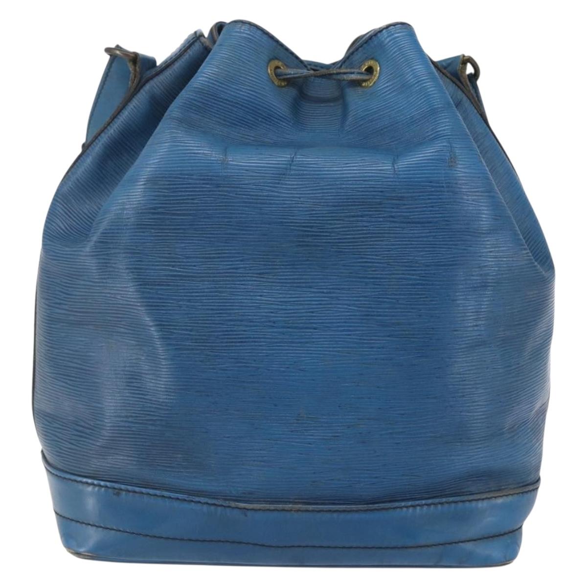 LOUIS VUITTON Epi Noe Shoulder Bag Toledo Blue M44005 LV Auth 153192