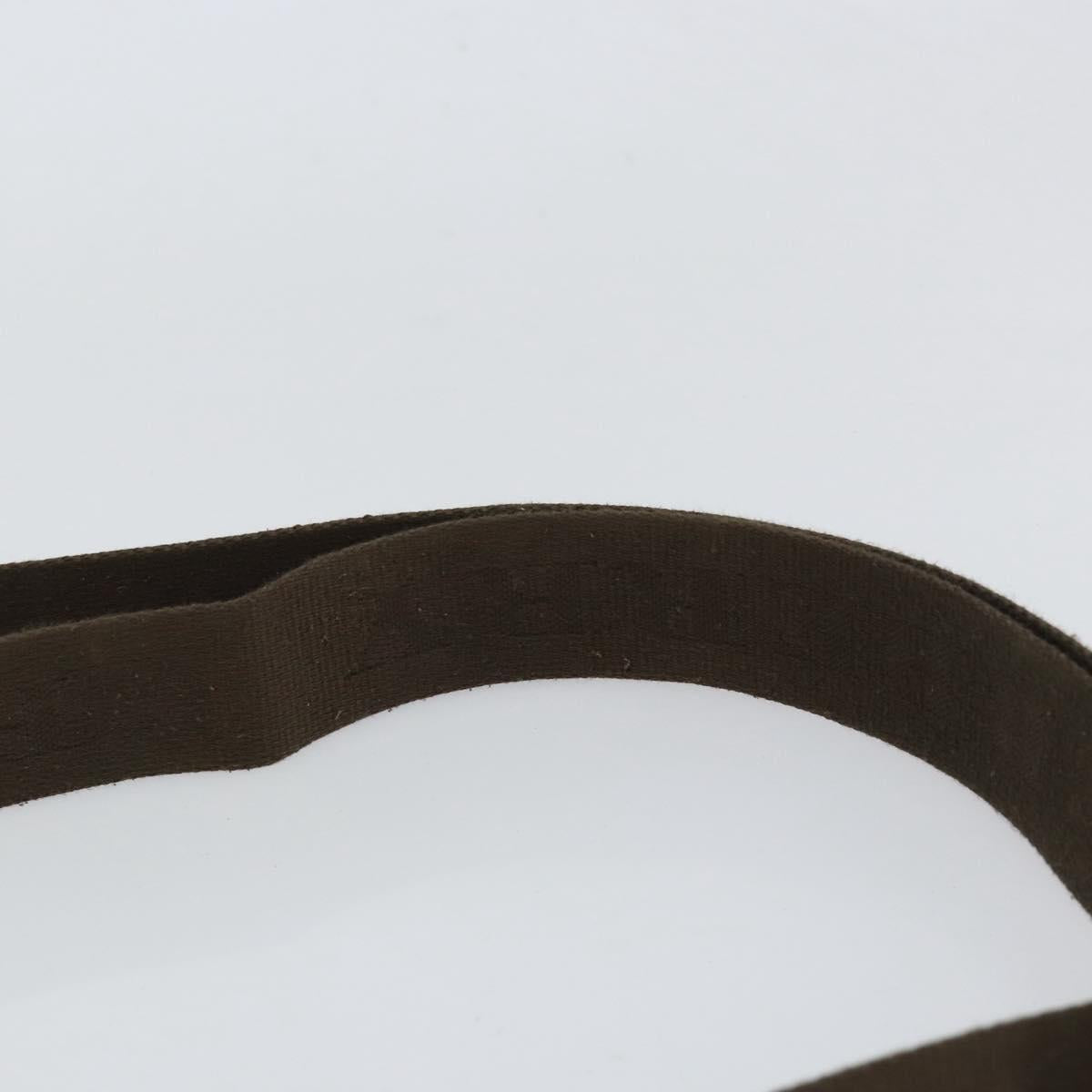 BURBERRY Nova Check Shoulder Bag PVC Beige Gold Auth 153196