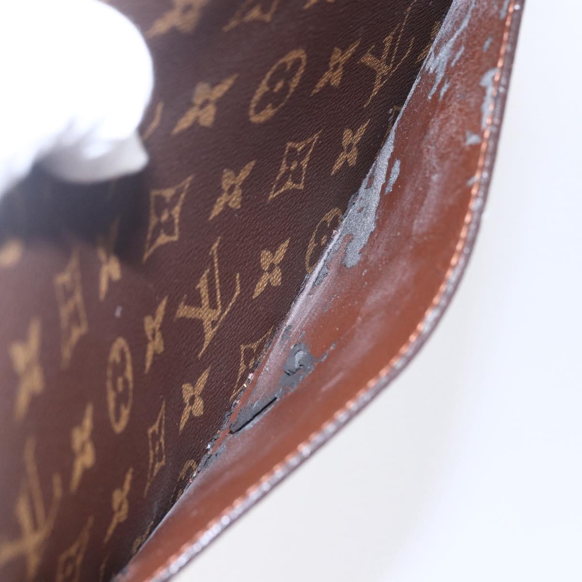 LOUIS VUITTON Monogram Pochette Homme Clutch Bag M51795 LV Auth 153201