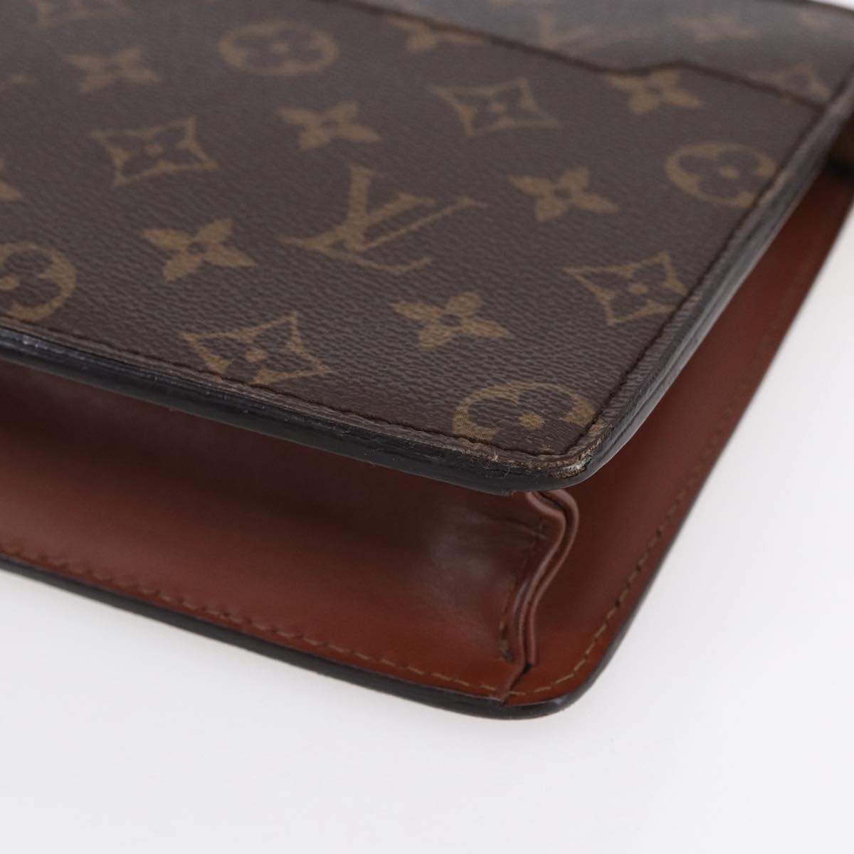 LOUIS VUITTON Monogram Pochette Homme Clutch Bag M51795 LV Auth 153201