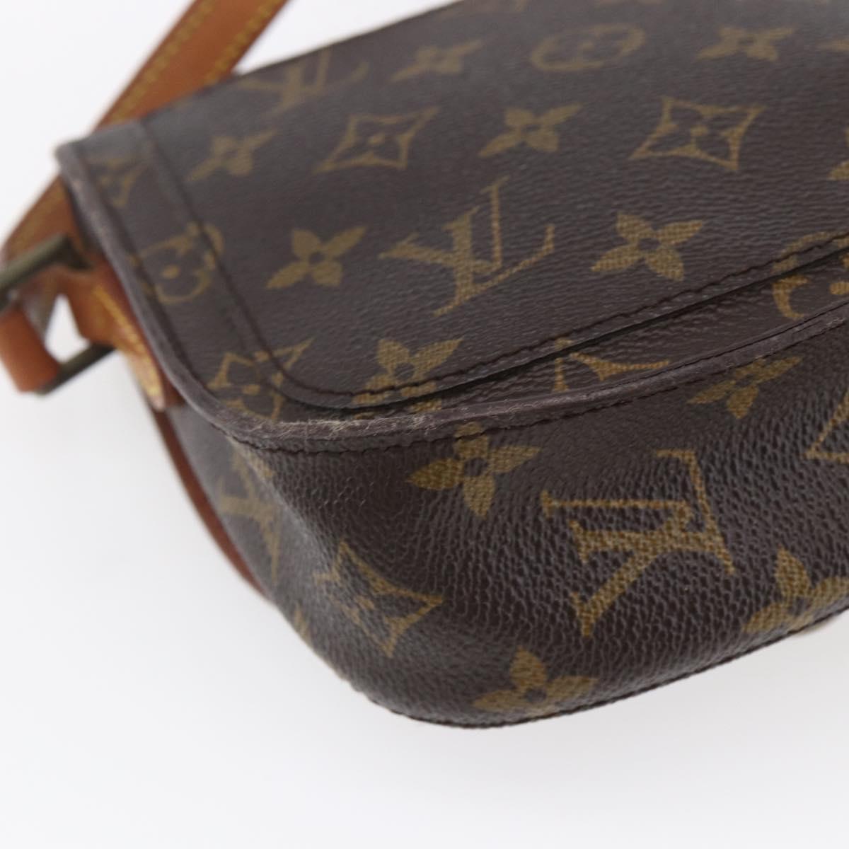 LOUIS VUITTON Monogram Saint Cloud PM Shoulder Bag M51244 LV Auth 153202