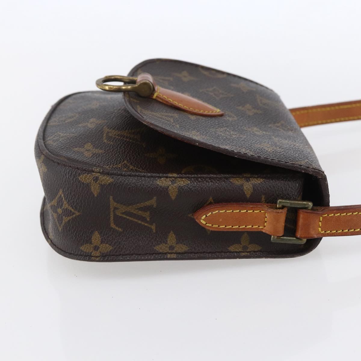 LOUIS VUITTON Monogram Saint Cloud PM Shoulder Bag M51244 LV Auth 153202